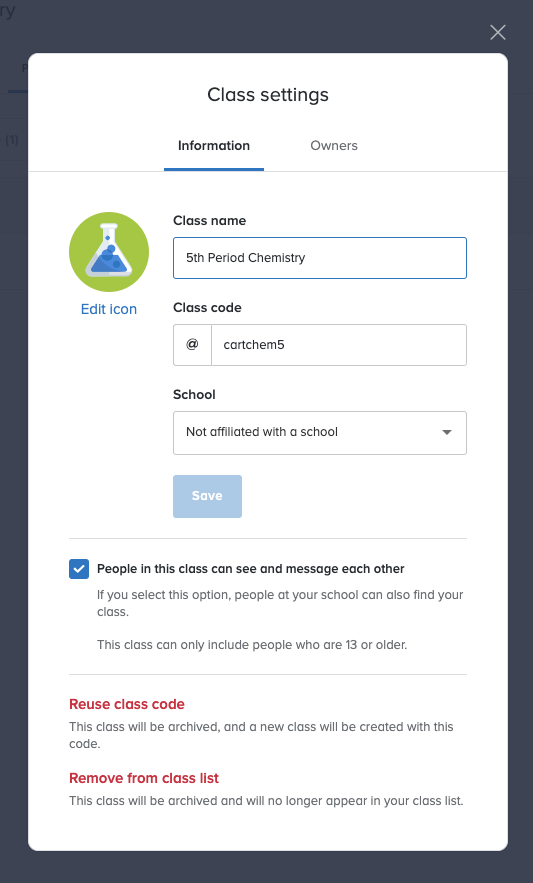 communication in the classroom